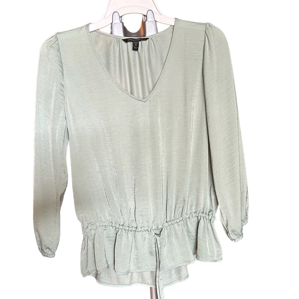 Banana Republic Sage Green Top